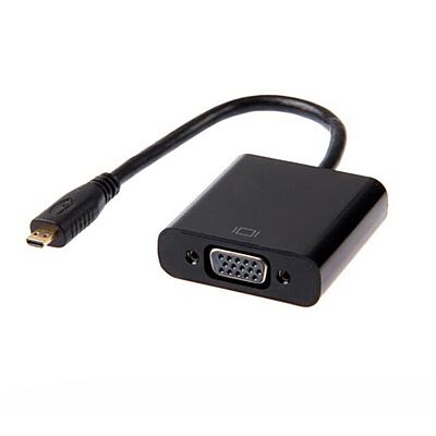 Adaptateur Micro HDMI Mâle Vers VGA Femelle