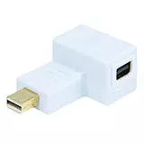 Adaptateur Mini DisplayPort Mâle Vers Femelle 90 Degres