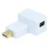 Adaptateur Mini DisplayPort Mâle Vers Femelle 90 Degres
