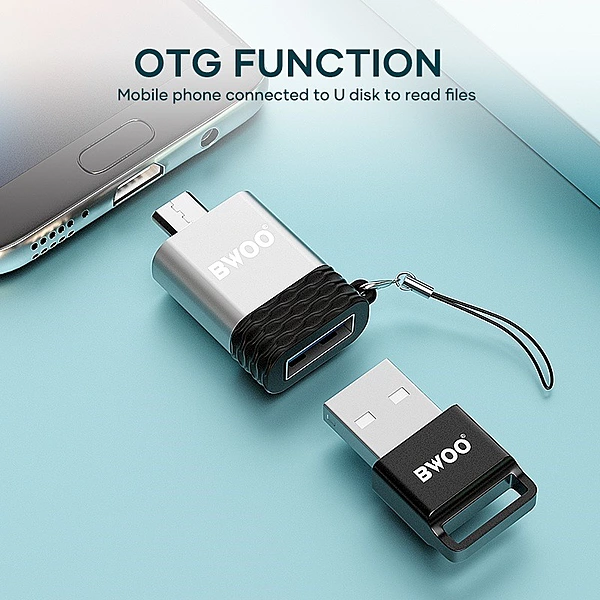 Adaptateur OTG Micro USB Male Vers USB 3.0 Femelle BZ-36 Bwoo