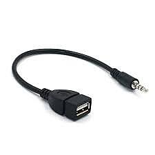 Adaptateur Prise Jack 3.5mm Mâle Vers USB Type A Femelle OTG