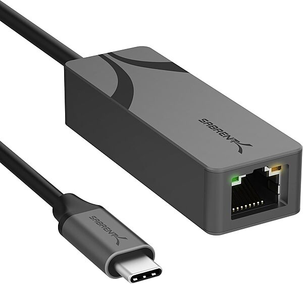 Adaptateur USB C vers Ethernet 2,5 Gbit/spour MacBook Pro, MacBook Air, iPad Pro 2018 et Versions ultérieures