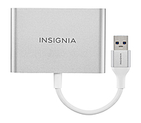 Adaptateur USB Type A 3.0 Mâle Vers 2x HDMI Femelle Insignia Boîte Ouverte