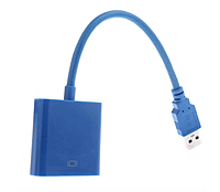 Adaptateur USB Type A 3.0 Mâle Vers VGA Femelle