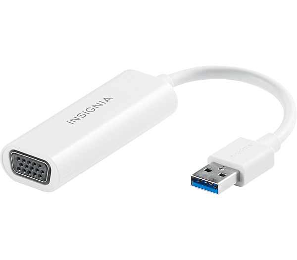 Adaptateur USB Type A 3.0 Mâle Vers VGA Femelle Insignia