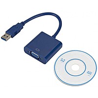 Adaptateur USB Type A 3.0 Mâle Vers VGA Femelle