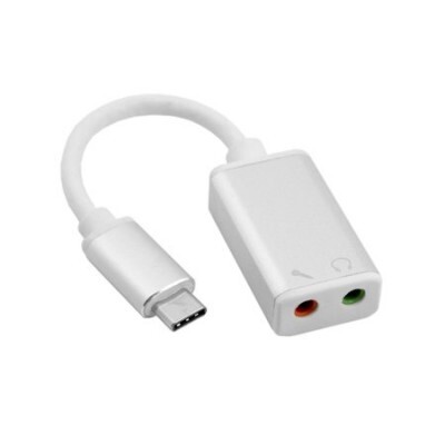 Adaptateur USB Type C Mâle Vers Casque Et Micro Audio Femelle 3.5 mm