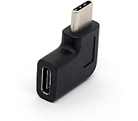 Adaptateur USB Type C Mâle Vers USB Type C Femelle 90 Degrés