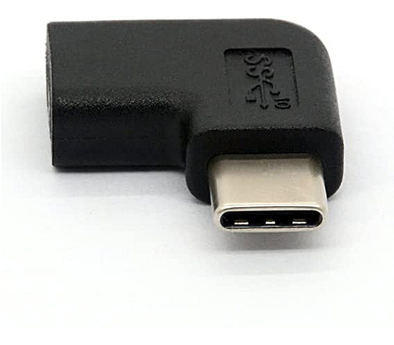 Adaptateur USB Type C Mâle Vers USB Type C Femelle 90 Degrés