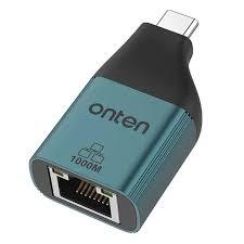 Adaptateur USB Type C Male Vers Gigabite Ethernet RJ45 Onten OTN-UC101
