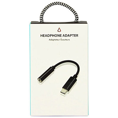Adaptateur USB Type C Vers Audio 3.5mm 0.26 Pi (0.08m) LBT Boite Ouverte