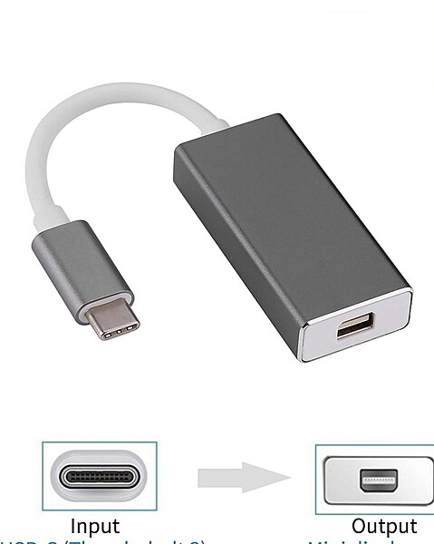 Adaptateur USB Type C Vers Mini Displayport Vital
