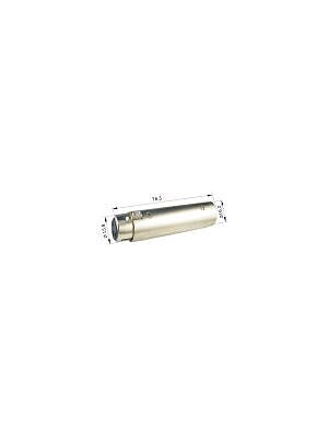 Adaptateur XLR femelle à XLR mâle