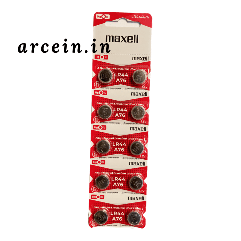 Maxell LR44 1.5V battery (Pack of 10) Maxell LR44 1.5V battery (Pack of 10)