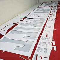 Awning Cut Out letters