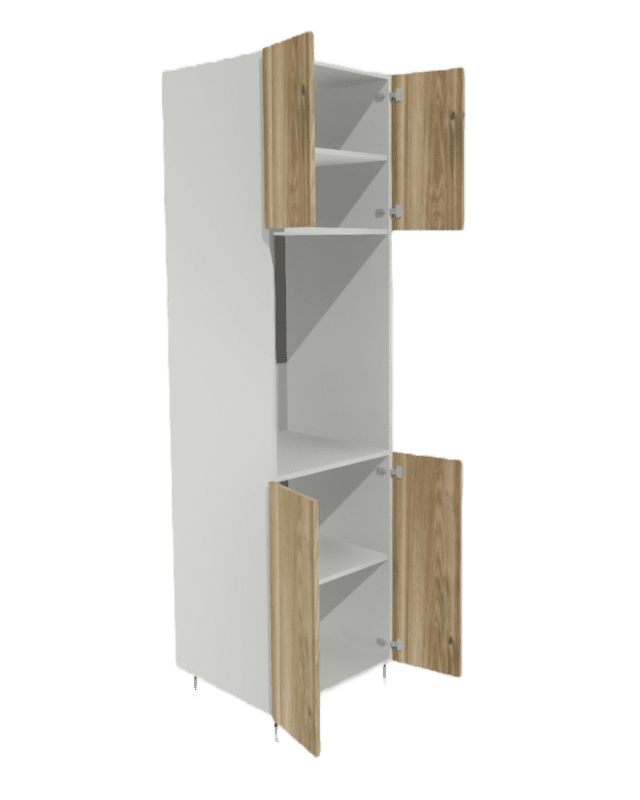 SINGLE OVEN CABINET 2 BOTTOM 2 TOP DOOR