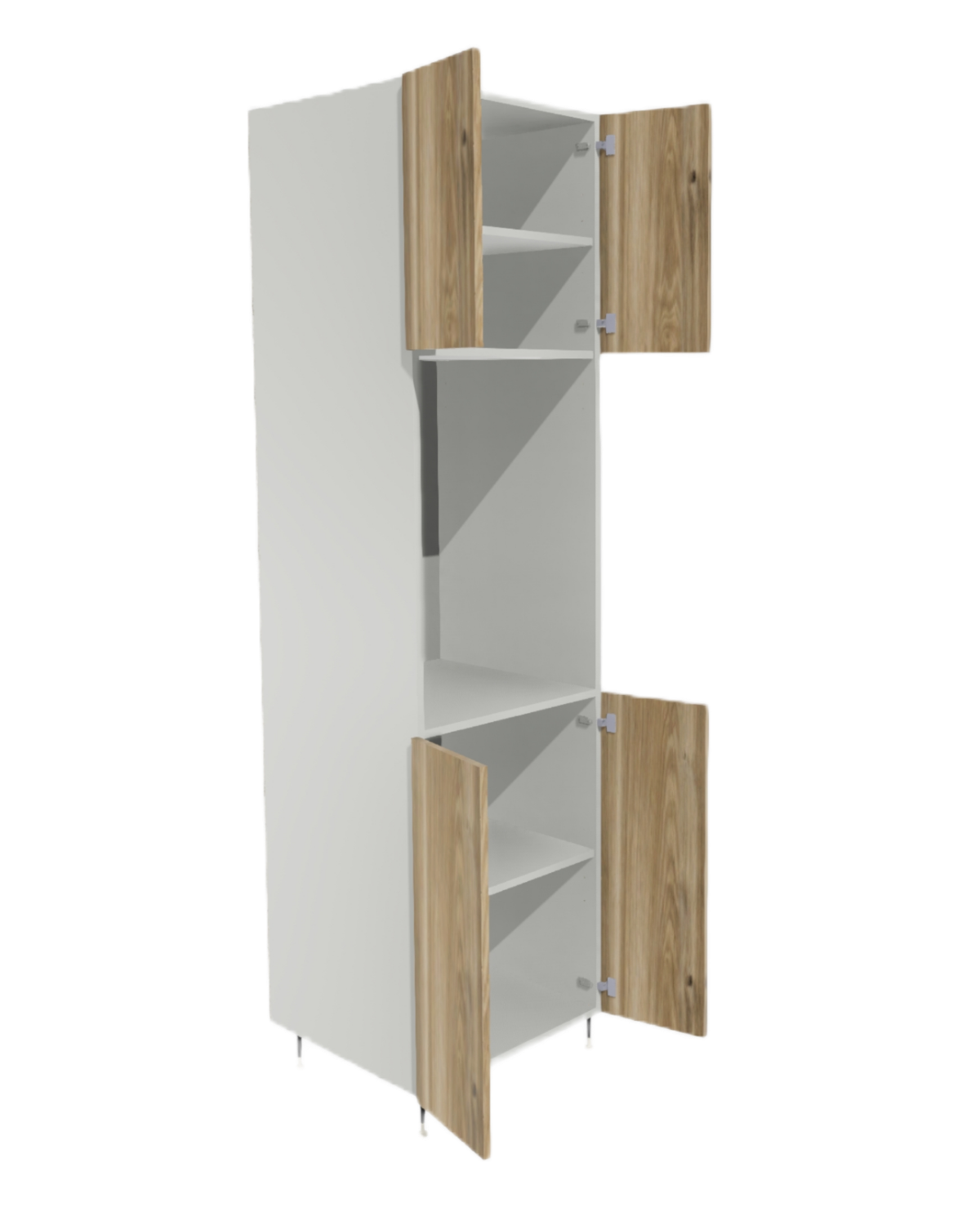 SINGLE OVEN CABINET 2 BOTTOM 2 TOP DOOR