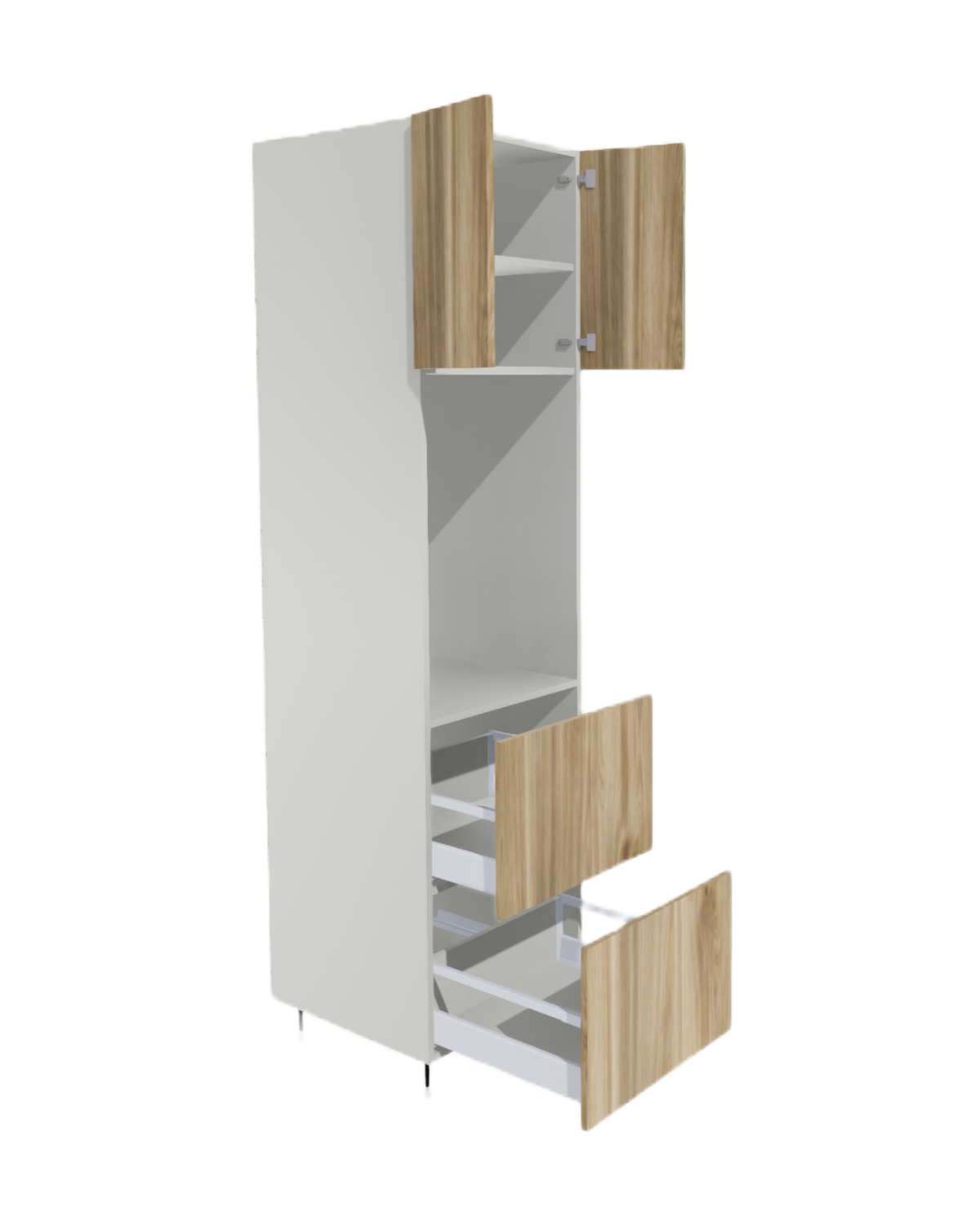 SINGLE OVEN CABINET 2 DRAWER 2 DOOR