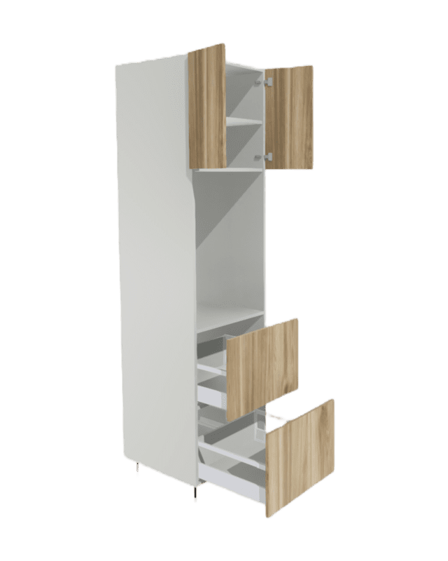 SINGLE OVEN CABINET 2 DRAWER 2 DOOR