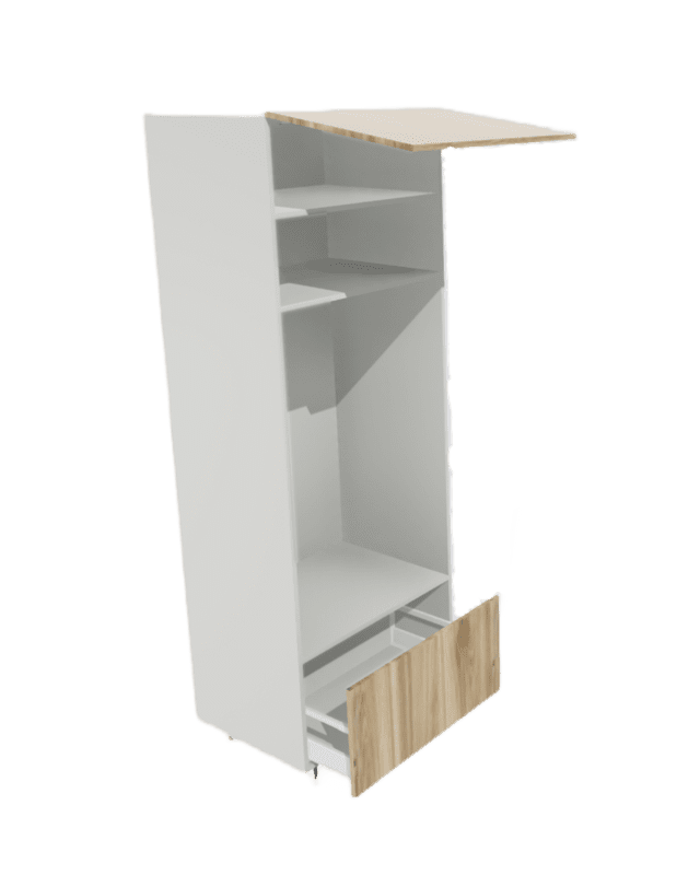 DOUBLE OVEN CABINET 1 DRAWER 1 or 2 DOOR FLIP UP