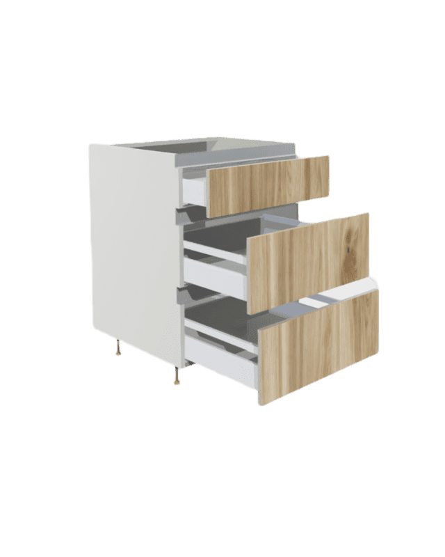 BASE CABINET 2 BOTTOM 1 TOP DRAWER PULL OUT CUSTOM