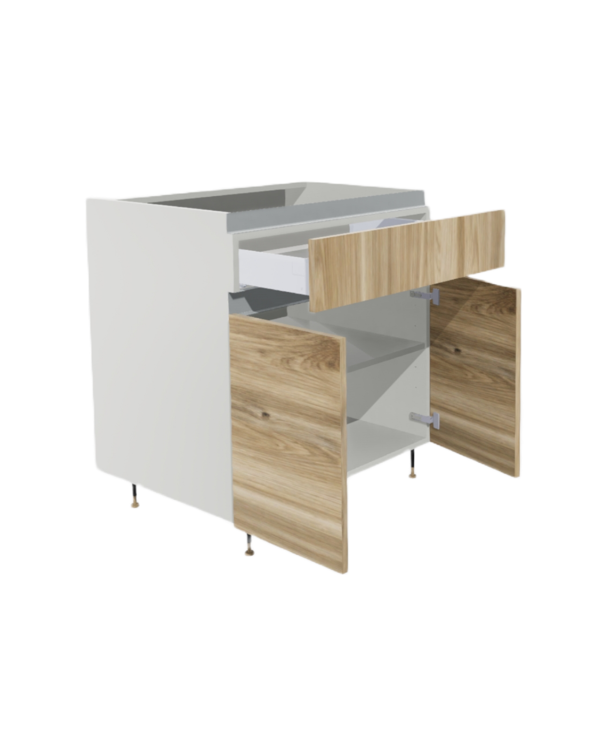 BASE PULL OUT CABINET 2 DOOR 1 DRAWER