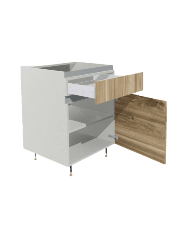 BASE PULL OUT CABINET 1 DOOR 1 DRAWER