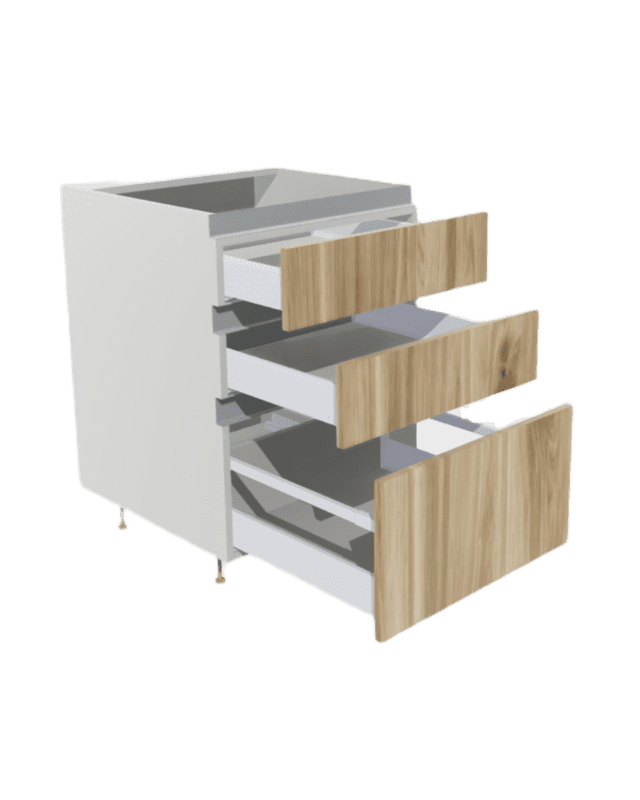 BASE PULL OUT CABINET 1 BOTTOM 2 TOP DRAWER