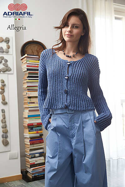 Cardigan Chelsea - Filato Allegria