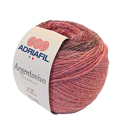 ArgentoVivo - Filato in lana e fibra metallizzata