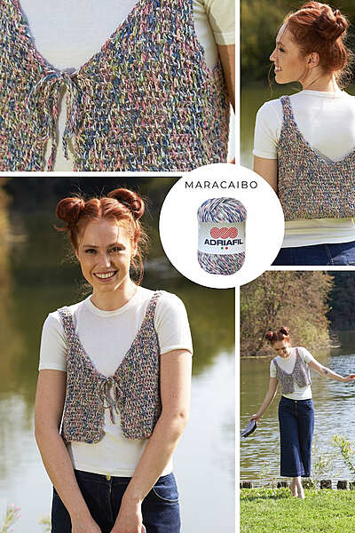 Gilet Cocora - Filato Maracaibo