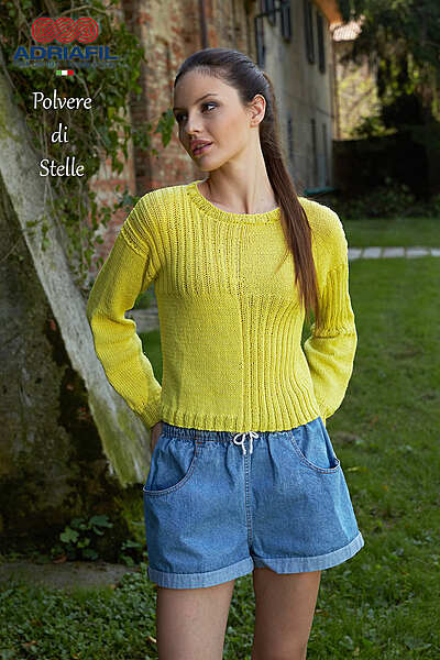 Pull Bourgogne - Filato Polvere di Stelle Pull Bourgogne - Filato Polvere di Stelle