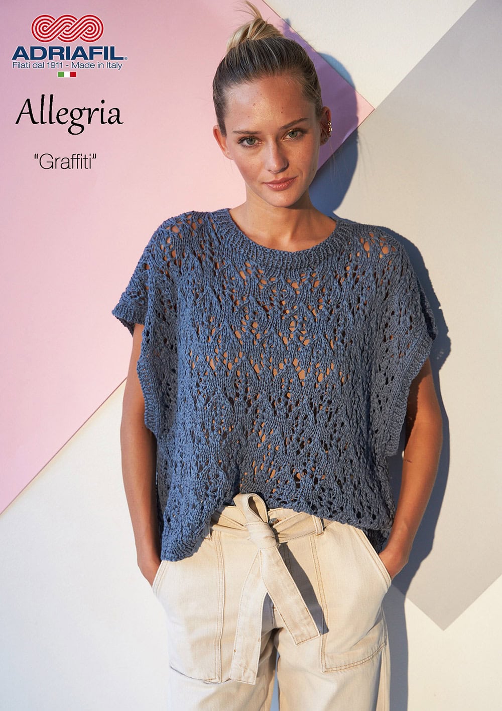 SCHEDA MAGLIA ALLEGRIA – Pullover Graffiti SCHEDA MAGLIA ALLEGRIA – Pullover Graffiti
