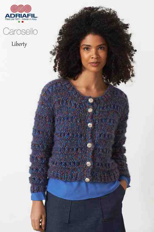 SCHEDA MAGLIA Carosello – Cardigan Liberty SCHEDA MAGLIA Carosello – Cardigan Liberty