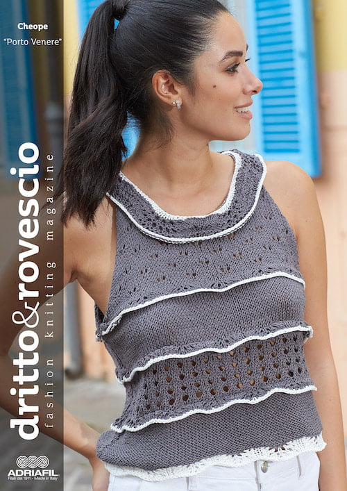 Top Venere fatto con Adriafil Cheope Top Venere fatto con Adriafil Cheope