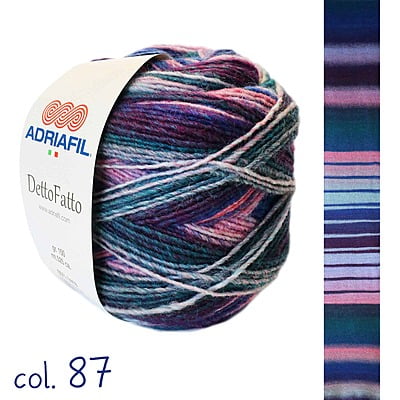 DettoFatto Gomitolo colorato in misto lana DettoFatto Gomitolo colorato in misto lana