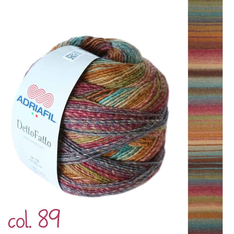 DettoFatto Gomitolo colorato in misto lana DettoFatto Gomitolo colorato in misto lana