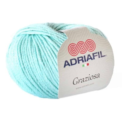Graziosa - Filato in cotone e viscosa Col. 23 acquamarina Graziosa - Filato in cotone e viscosa Col. 23 acquamarina