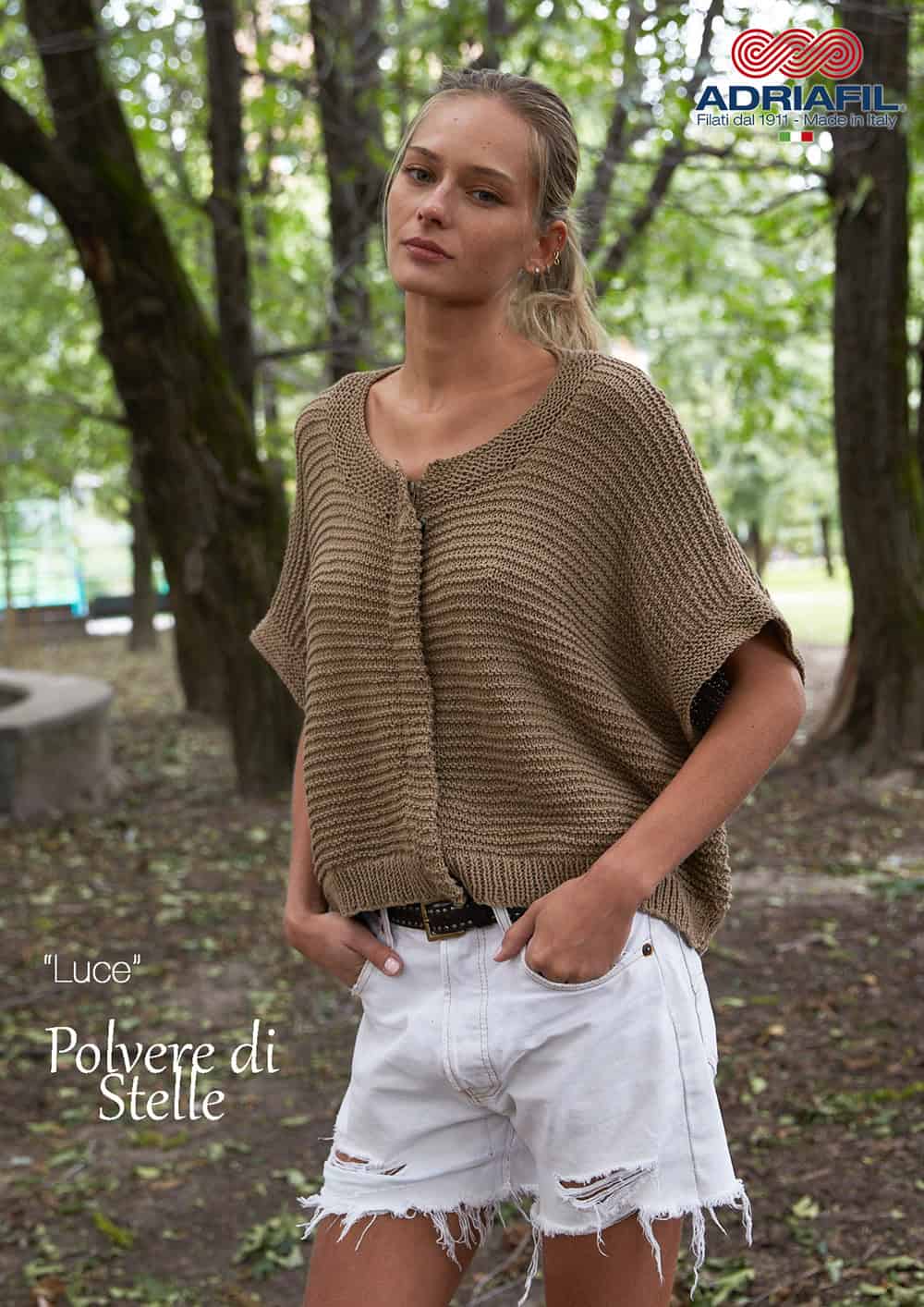 SCHEDA MAGLIA Polvere di Stelle – cardigan Luce SCHEDA MAGLIA Polvere di Stelle – cardigan Luce