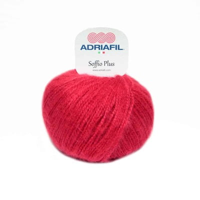 Soffio Plus - Lana Mohair Col. 55 Rosso