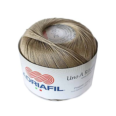 Uno A Ritorto Tit. 16 - Cotone sottile per uncinetto Col. 97 Argilla Uno A Ritorto Tit. 16 - Cotone sottile per uncinetto Col. 97 Argilla