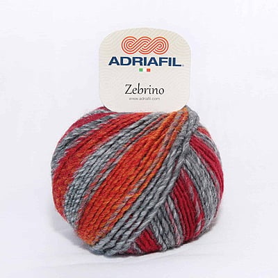 Zebrino Filato Multicolor Adriafil Col. 68 Zebrino Filato Multicolor Adriafil Col. 68