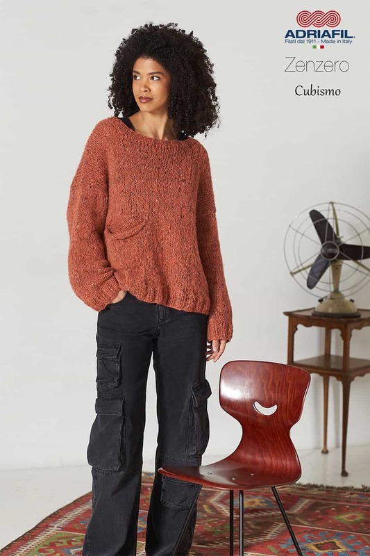 SCHEDA MAGLIA Zenzero – Pullover Cubismo