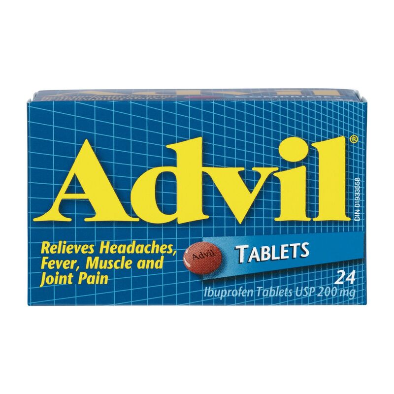 Advil tablets 200mg 24ct [6pcs/pack]