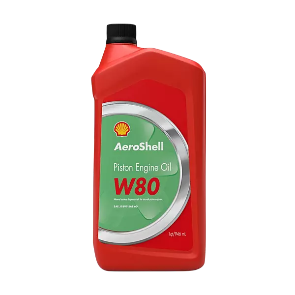 AeroShell W80 Piston Engine Oil 1 Qt