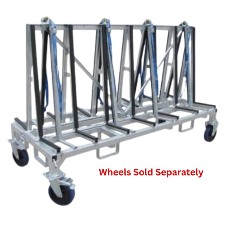 Shorty A Frame Cart Double Sided Transport Cart 78" x 32" x 33" Shorty A Frame Cart Double Sided Transport Cart 78" x 32" x 33"