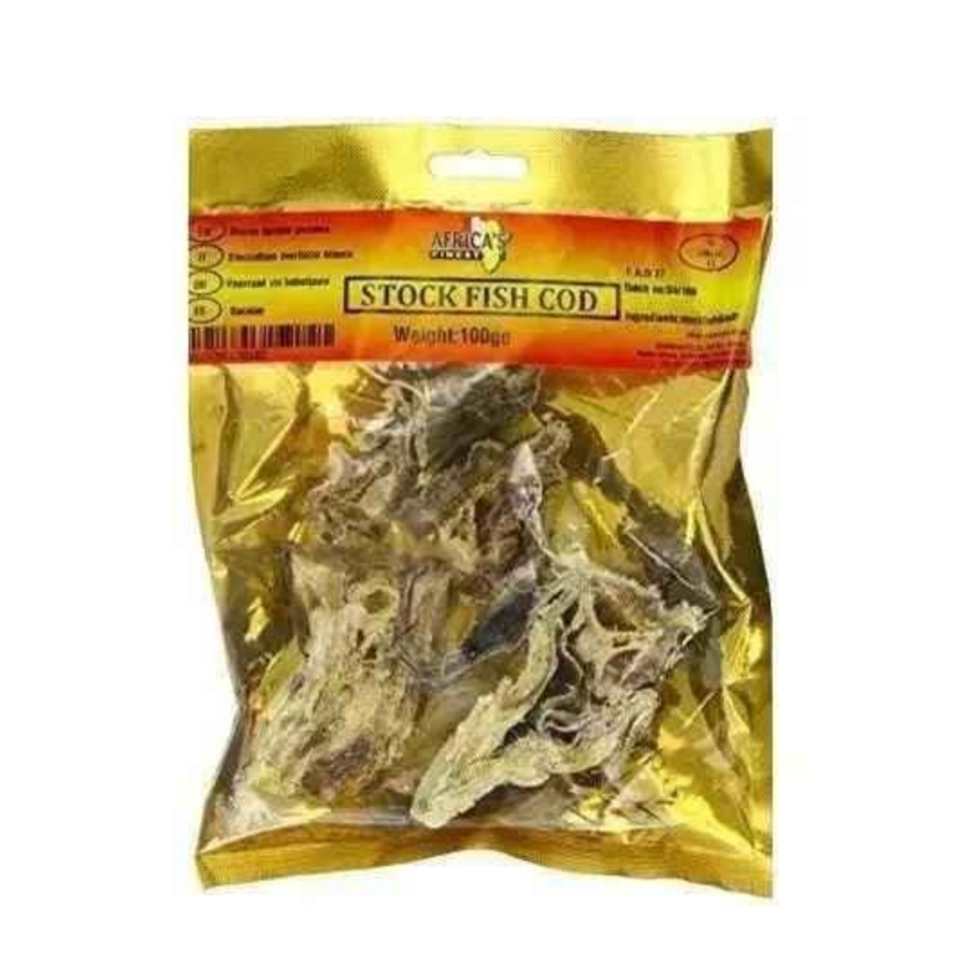26109 African Finest Stockfish Cod 100g X 10
