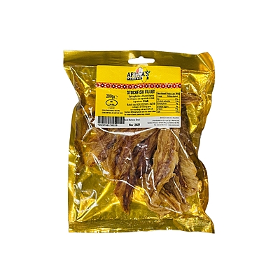 24034 African Finest Stockfish Fillet 200g X 10