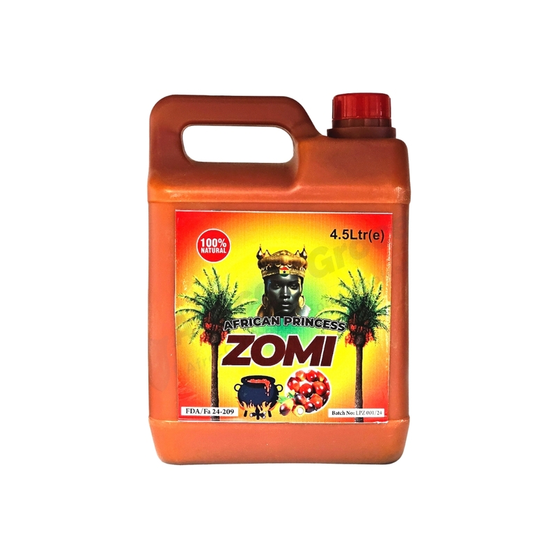 24296 African Princess Zomi Palm Oil 4.5l X 4