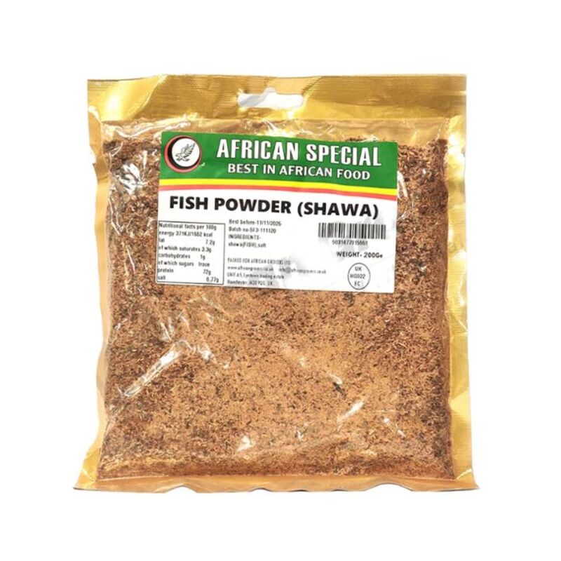 26082 African Special Fish Powder ( Shawa )200g X 10